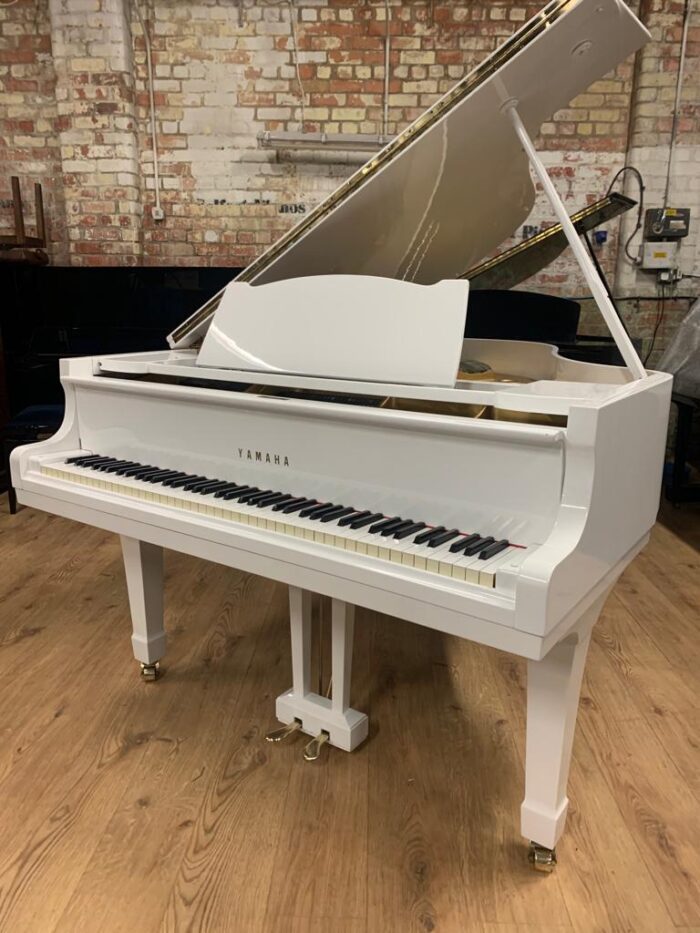 Yamaha G2 Grand Piano | Serial no. 1048** c.1971 | Polished White Polyester | Belfast Pianos