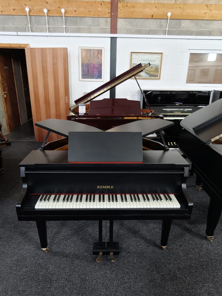 Kemble Baby Grand Piano | Butterfly Lid Opening | Satin Ebony | Belfast Pianos